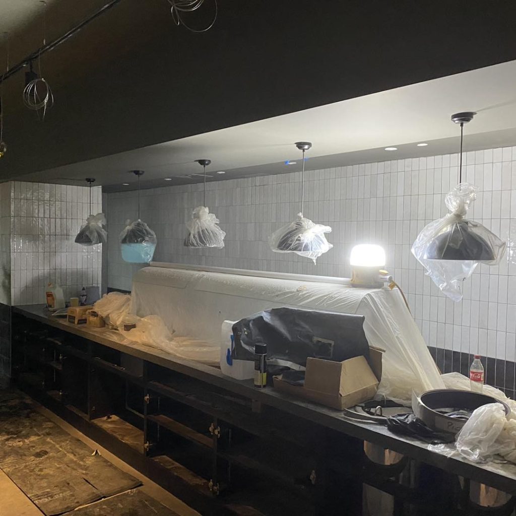 Premier inn Manchester Tiling